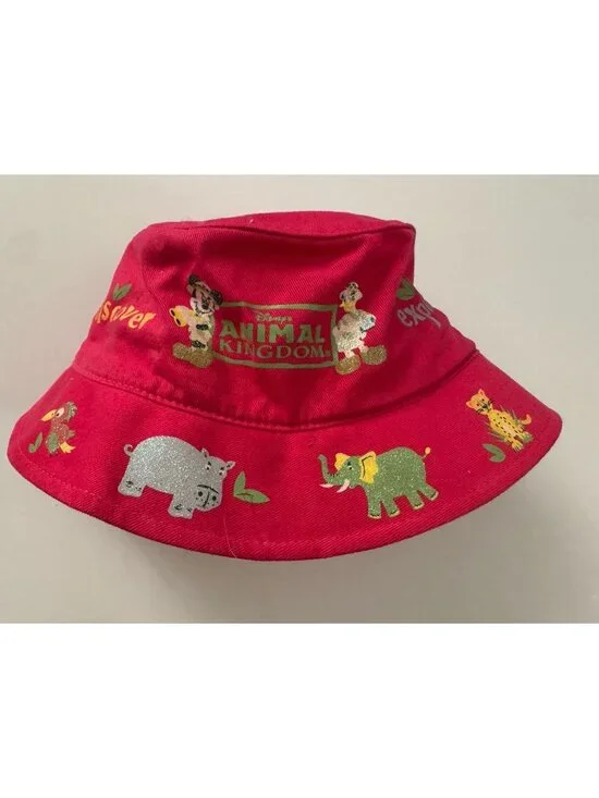 New Walt Disney World Kids Hat Pink Animal Kingdom C33