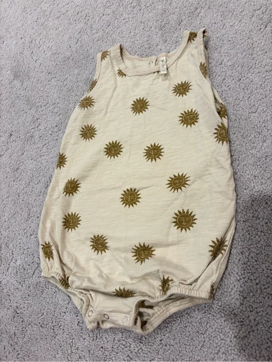 Rylee + Cru Cream One-Piece Suns Print 2-3 Y