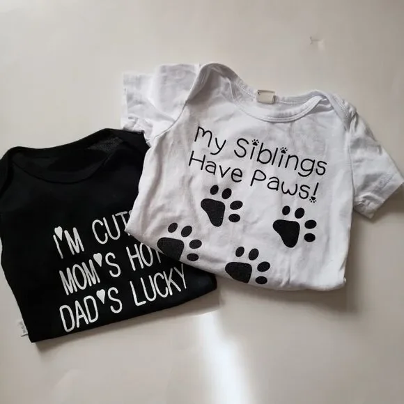 Bundle of 2 Baby Onesies