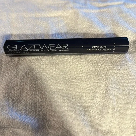 COPY - Avon Glazewear Liquid Lip Color - Silver Glitz .15oz