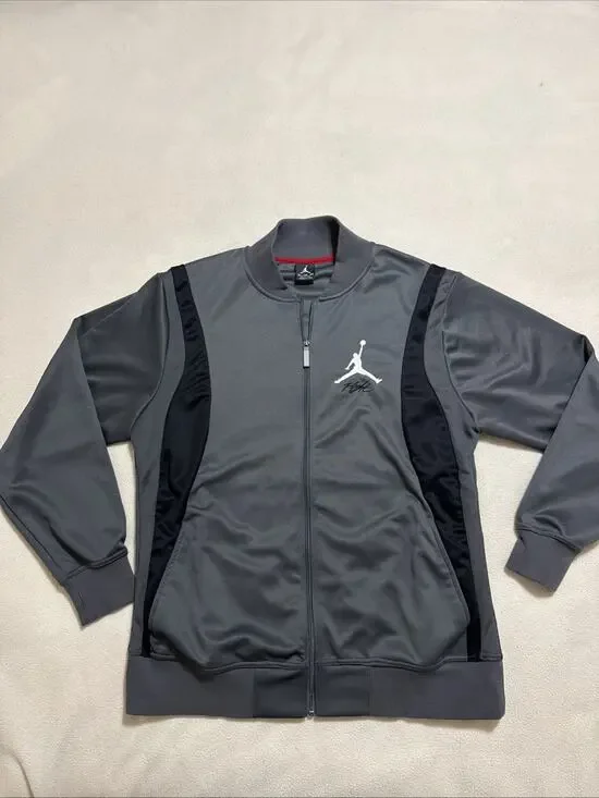 Air Jordan Size XL Mens Track Jacket LGG Full Zip Athletic Flight Jacket