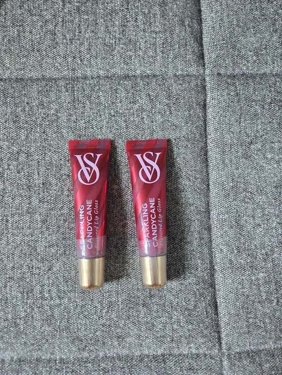 Victoria's Secret | Lip Sparkling Candy Cane Flavored Lip Gloss Set Of 2