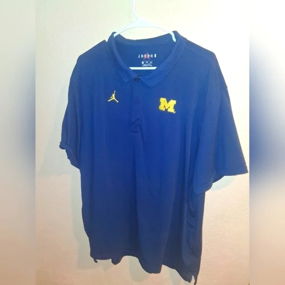 Air Jordan Polo University Of Michigan Sports Athleasure 3X