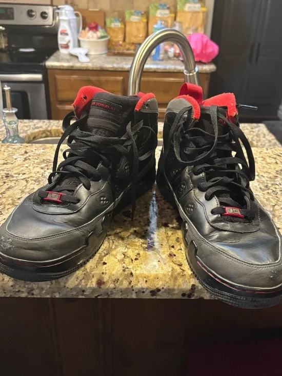 Nike Air Jordan Fusion AJF Black Red “Best Of Both Worlds” Size 13 352753-061