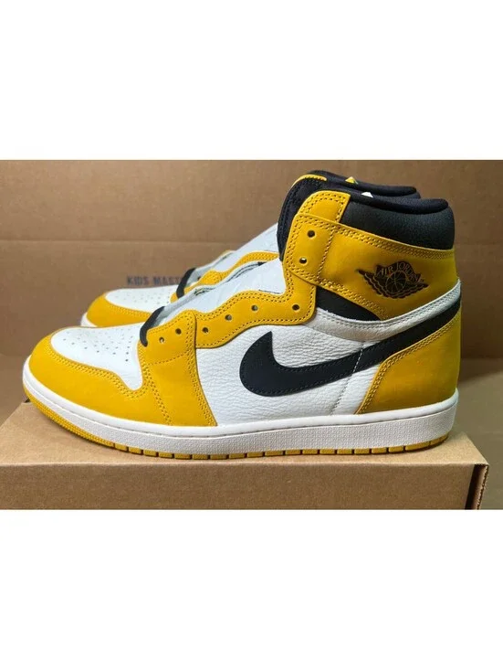 Air Jordan 1 Retro High OG Yellow Ochre DZ5485701 Yellow Ochre/Black/Sail Sz 13
