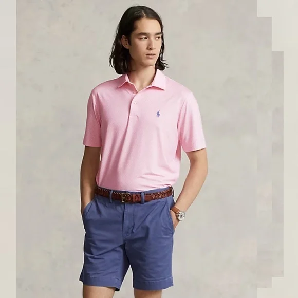 Polo by Ralph Lauren Pink Polo Shirt with Blue Pony