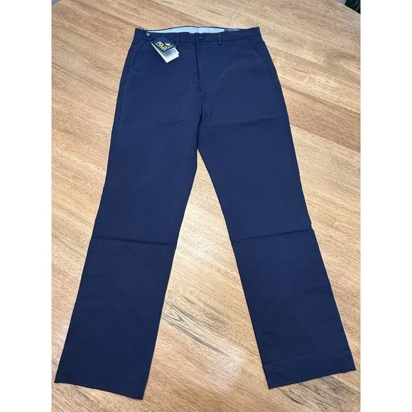 Polo Ralph Lauren US Open Tennis Golf Pants Mens 32x30 Blue Straight Leg Chinos