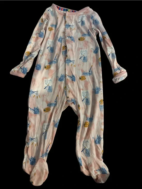Magnetic Me brand footed sleeper in the 