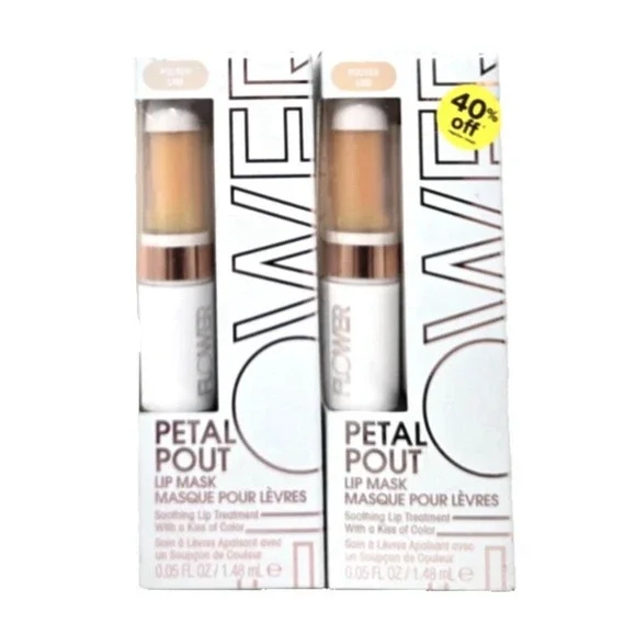 FLOWER Petal Pout Lip Mask (Pucker), 0.05 fl oz (Set of 2)