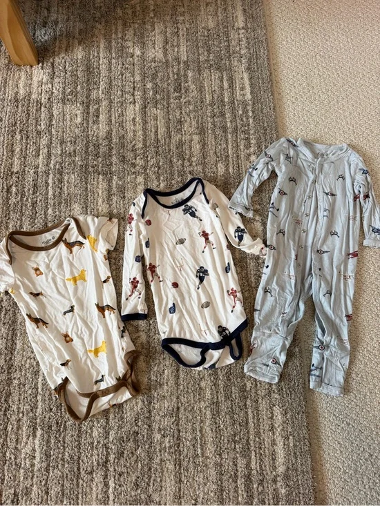 Kyte Baby Bundle Bodysuits and Romper - Retired Prints