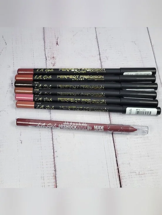 L.A. Girl Perfect Precision & Shockwave Lip Liner Bundle