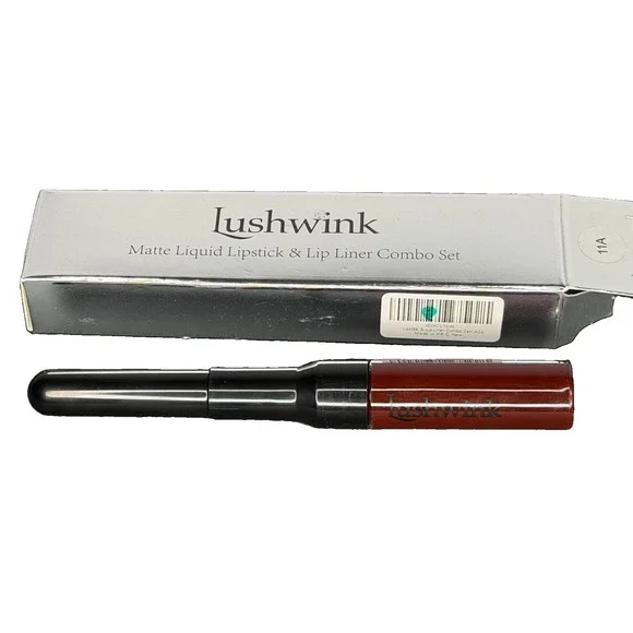Lushwink Matte Liquid Lipstick & Lip Liner Combo Set Color 11A NEW