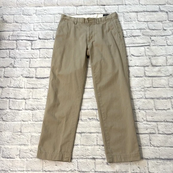Polo Ralph Lauren Classic Fit Khaki Pants Plain Front Straight Leg Men’s 31 X 30