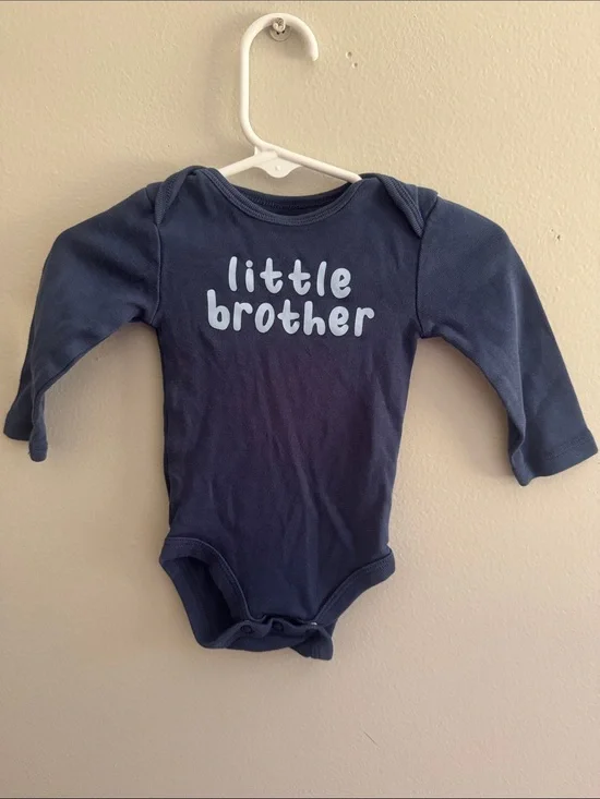 okie dokie Navy Blue Long-Sleeve One-Piece with 