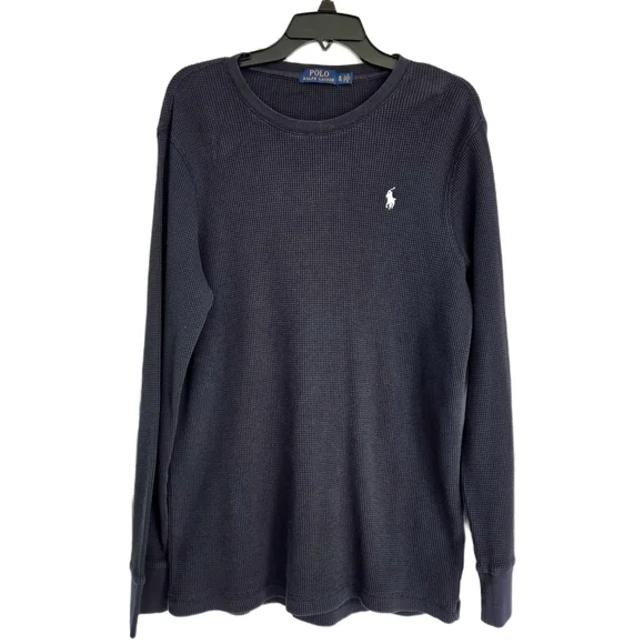Polo Ralph Lauren Dark Blue Waffle Knit Thermal Shirt XL