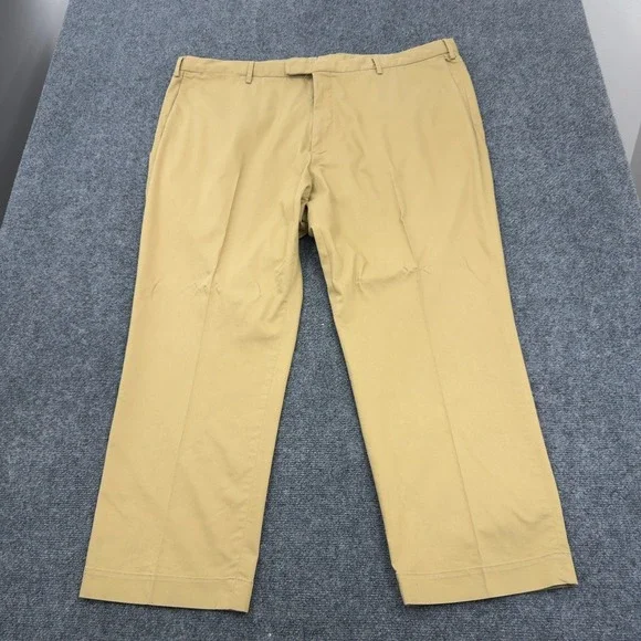 Polo Ralph Lauren Pants Mens 48/30 Khaki Cotton Poly Stretch Classic Fit Preppy