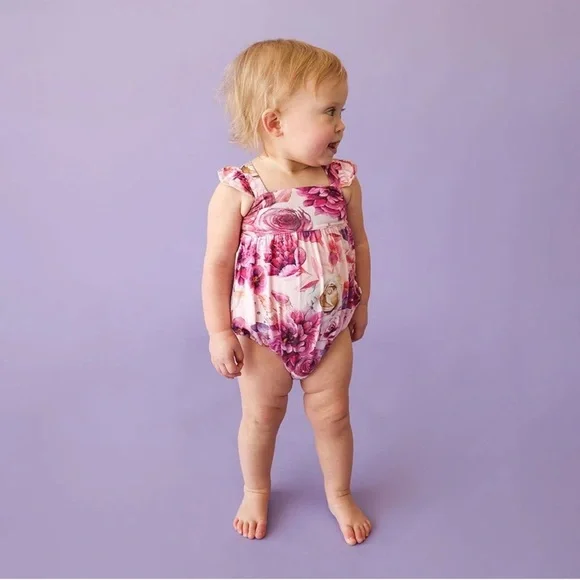 Posh Peanut bubble romper in Amira