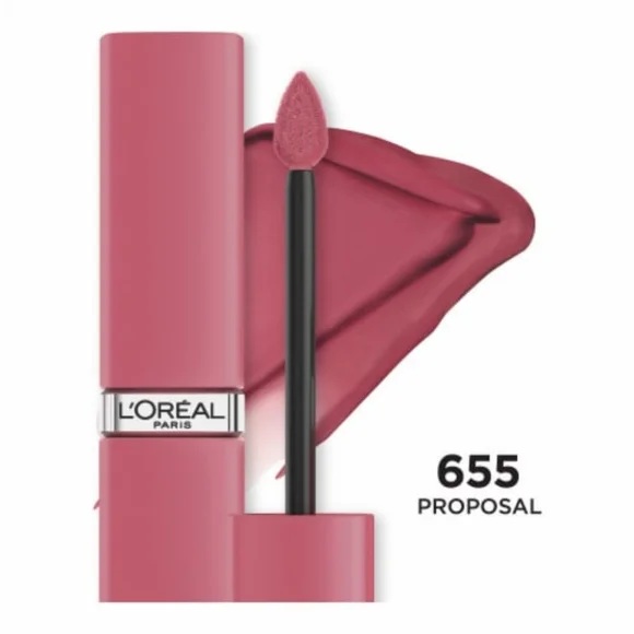4 x L'Oreal Paris Infallible Matte Resistance Liquid Lipstick 655 Proposal
