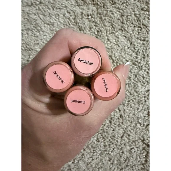 4 Pack SeneGence LipSense Long Lasting Liquid Lip Color Bombshell Shimmer Pink