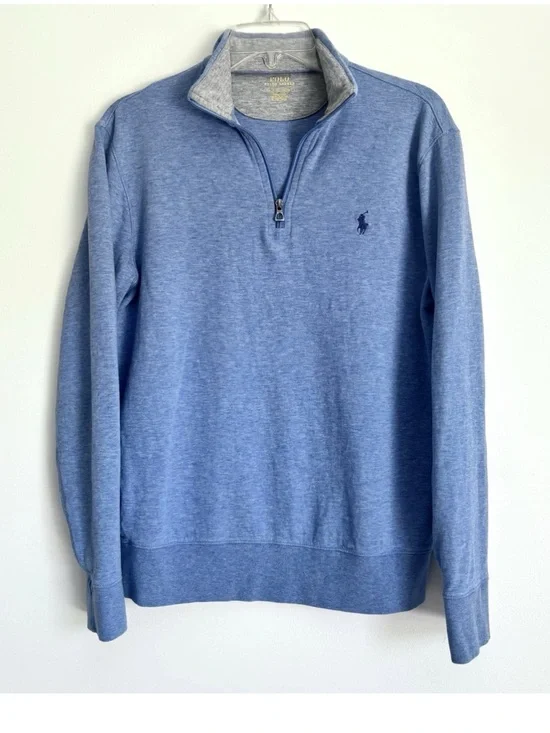 Polo Ralph Lauren Luxury Jersey 1/4 Zip Pullover Small