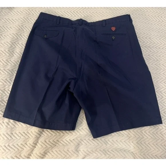 Polo Golf Ralph Lauren Men Navy Blue Fairway Shorts‎ Size 42 Cotton