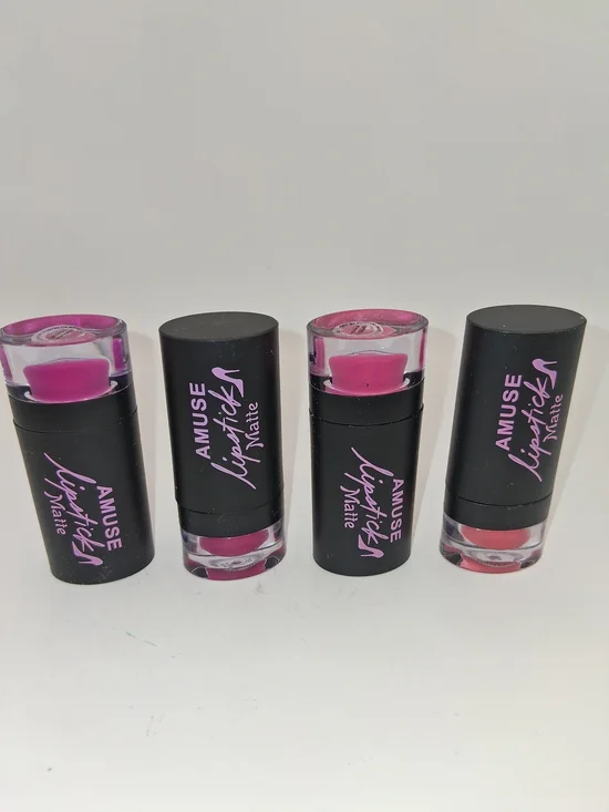 Muse Matte Lipstick Set — Bright Pink & Rose Tones
