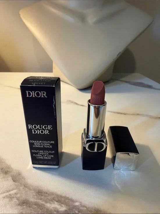 Dior Rouge Dior Velvet Lipstick — 100 Nude Look Velvet