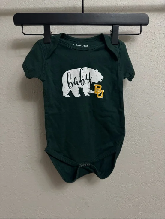 Baylor University Dark Green Baby Bodysuit