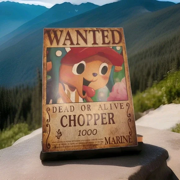 One Piece‎ Wanted Dead Or Alive Chopper $1000 Marine 8x12 Glossy