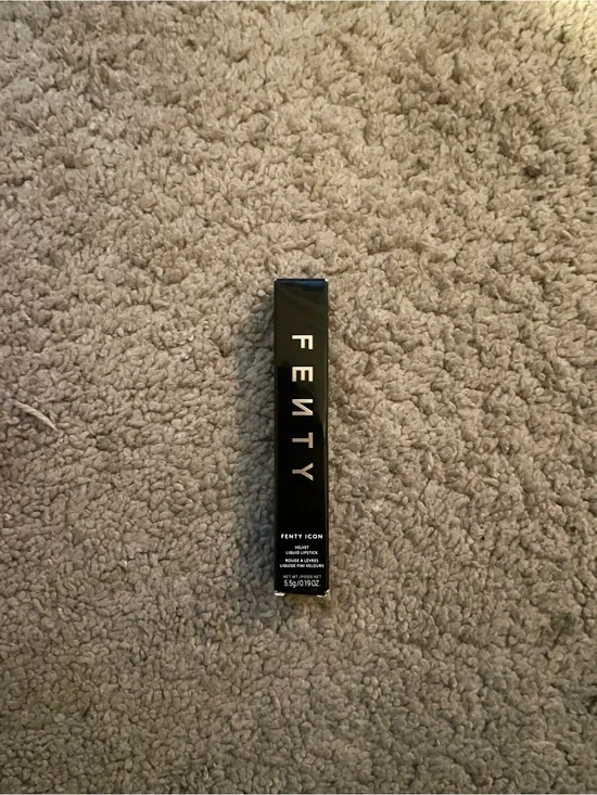 Fenty Icon Velvet Liquid Lipstick in shade 08 Pow'r Thirsty — caramel nude