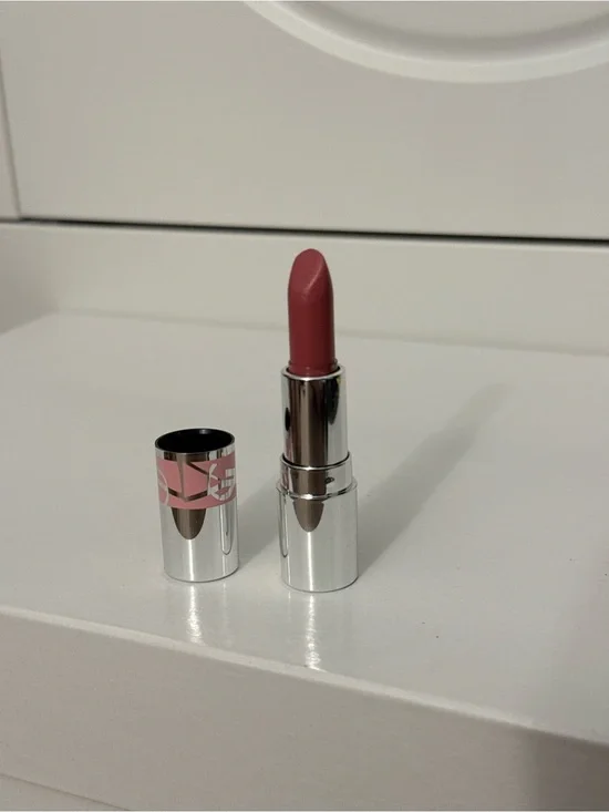 YSL Loveshine color 44 mini lipstick highshine caring lipstick tried on