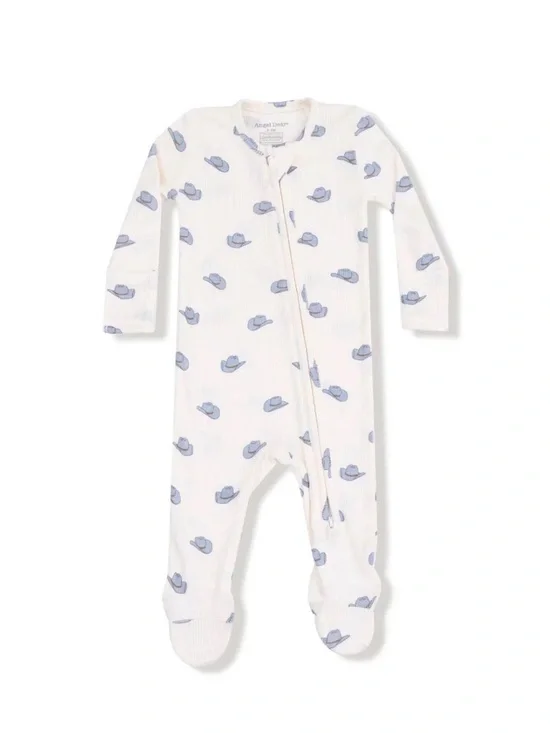 Angel Dear - 2 Way Zipper Footie - Petite Cowboy Hats
