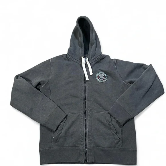 Polo Ralph Lauren Men’s‎ Bleecker NY Winter Sports ‘67 Gray Full Zip Hoodie M