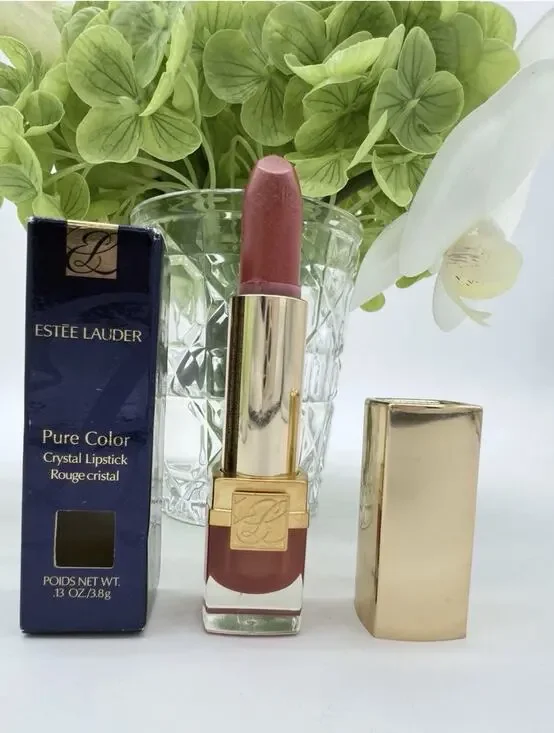 Estee Lauder Lipstick 08 Crystal Sun Shimmer PCLL Long Lasting New