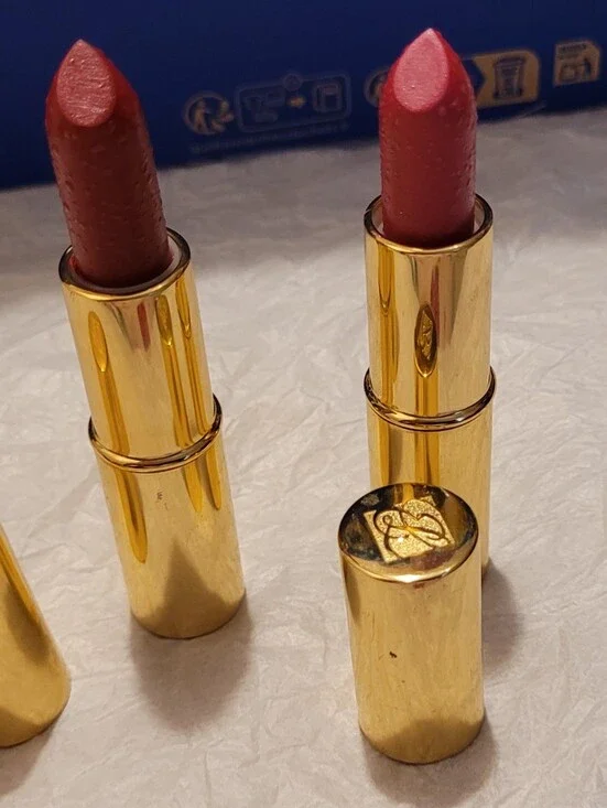 Vintage Avon Long Lasting Luxurious Gold Tube Lipstick -color #16, #65