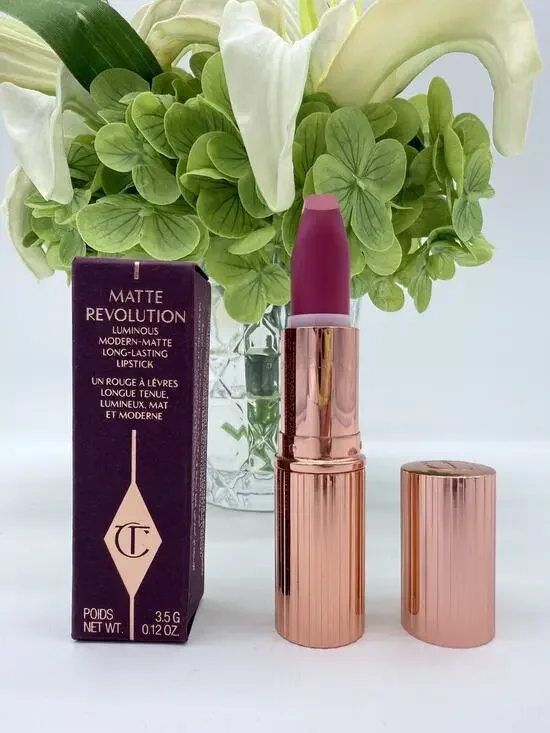Charlotte Tilbury Matte Revolution Lipstick Gracefully Pink .12oz / 3.5g