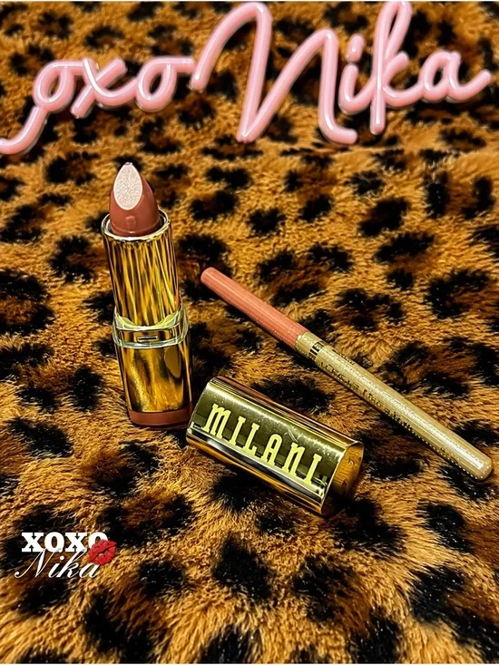 Milani Color Statement Matte Lipstick & L’Oréal Lipliner Duo