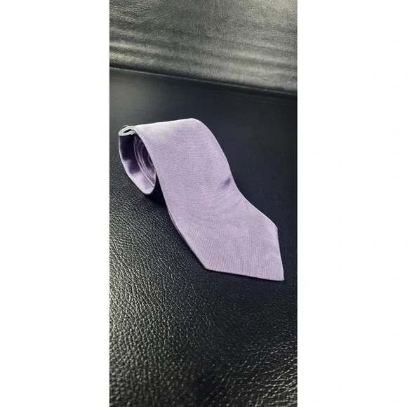 Polo Ralph Lauren Silk Woven Lavender  3.75 x 58.5 Made In Italy New No Tags