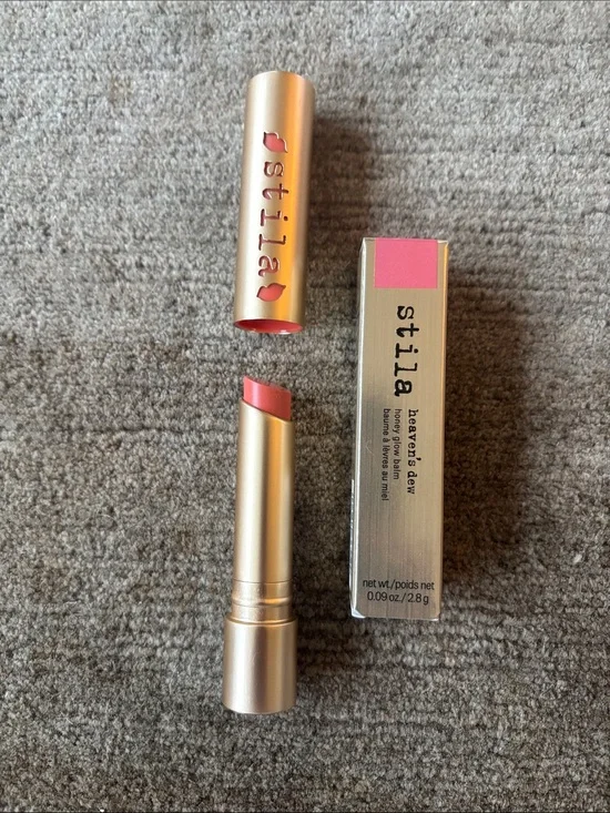New - Stila 'Heaven's Dew' Honey Glow Balm - Pretty Peachy - Full Size