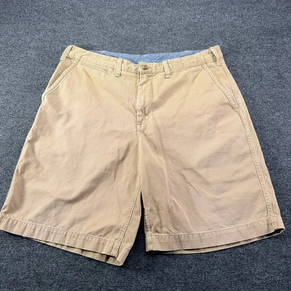 Polo Ralph Lauren Relaxed Fit Khaki Chino Shorts Mens 36 Tan Cotton Twill
