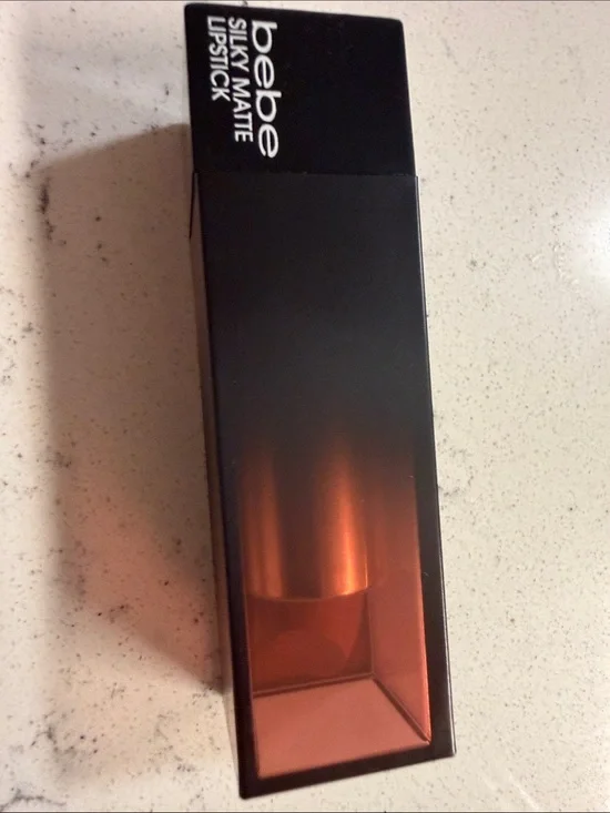 bebe Silky Matte Lipstick - Black & Copper soft brown