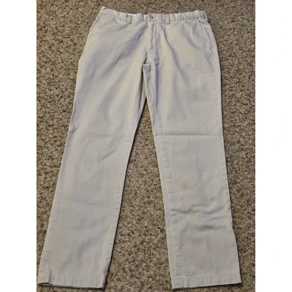 Polo‎ Ralph Lauren Classic Fit Khaki Pants Men's 36X34 Tan Back Button Pockets