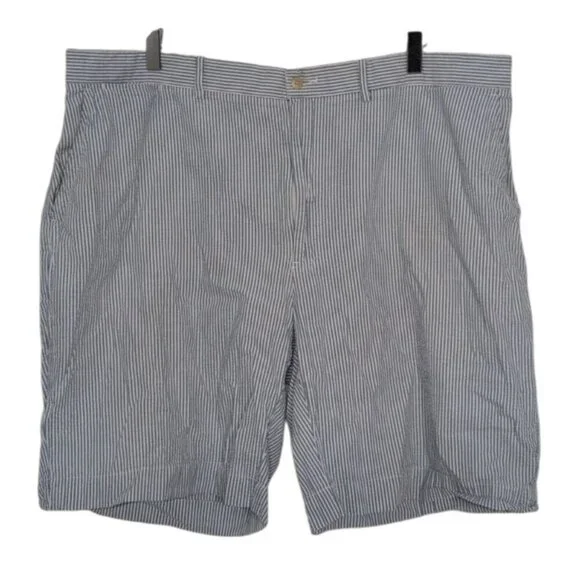 Polo Ralph Lauren Seersucker Stripe Shorts Mens Size 42 Blue Preppy Casual
