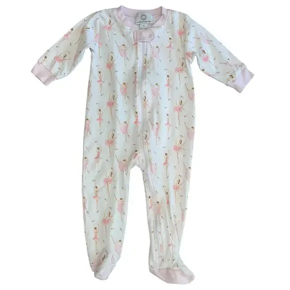 THE PROPER PEONY Ballerina Zipper Sleeper Size 9m