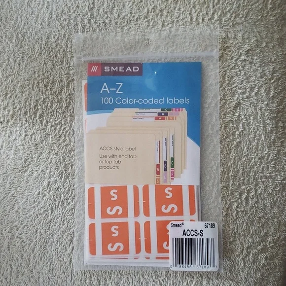 New Smead Color Labels 