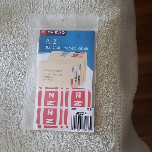 New Smead Color Labels 