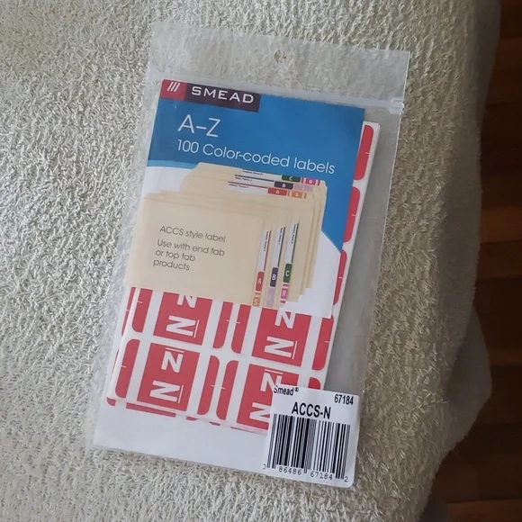 New Smead Color Labels 