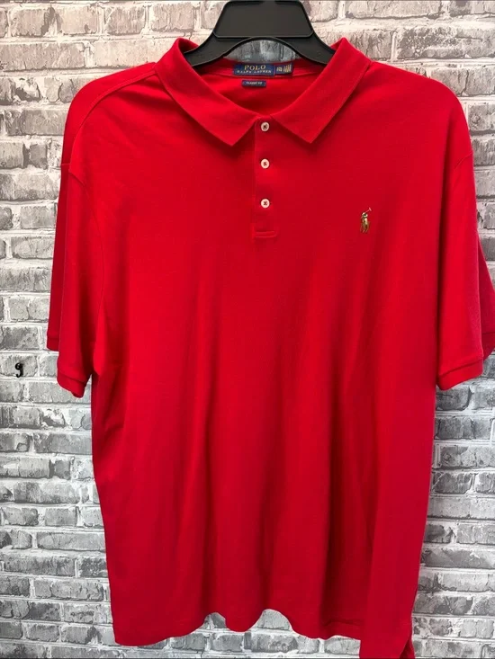 Polo by Ralph Lauren Bright Red Short-Sleeve Classic Polo‎