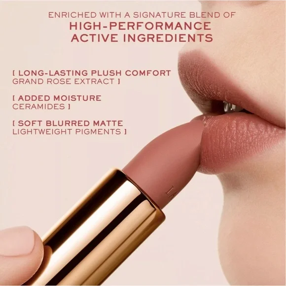 NWT LANCOME  L'Absolu Rouge Intimate Soft Matte Lipstick 210