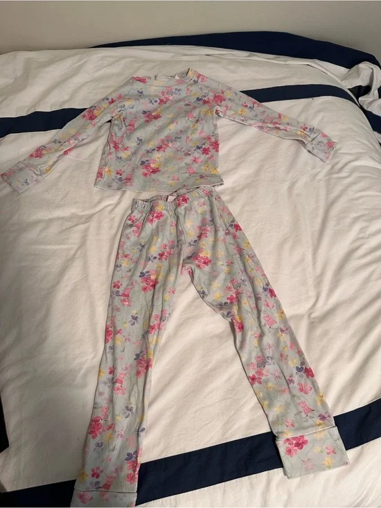 4/5t hill house home/peppa pig Floral Long-Sleeve Pajama Set